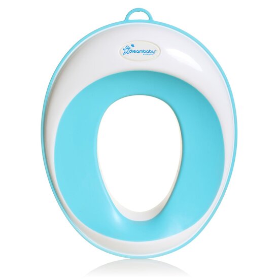 Dreambaby Réducteur de toilettes enfant Ezy-Slimline Aqua/Blanc 