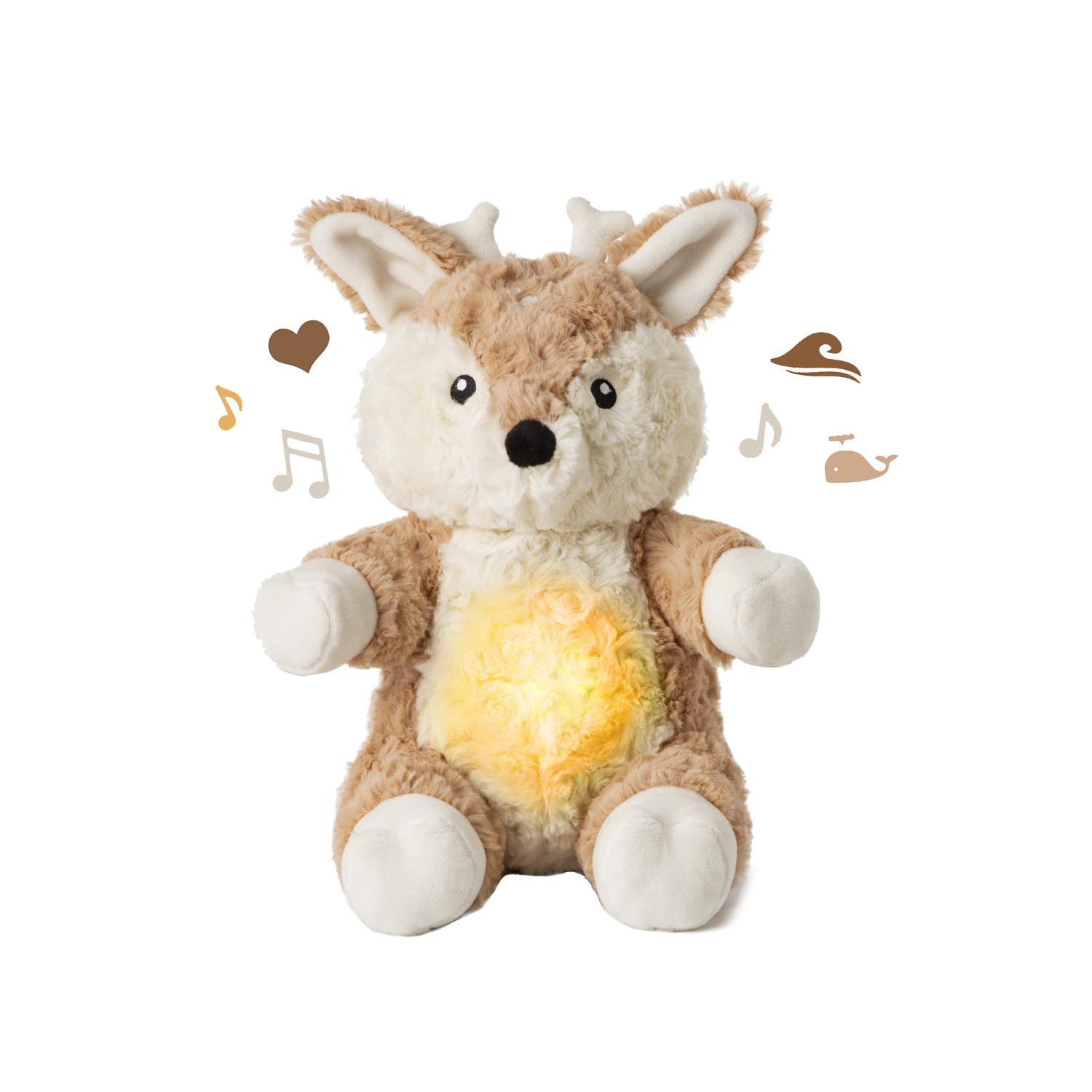 CLOUD B - Peluche veilleuse LoveLight MARRON Cloud b