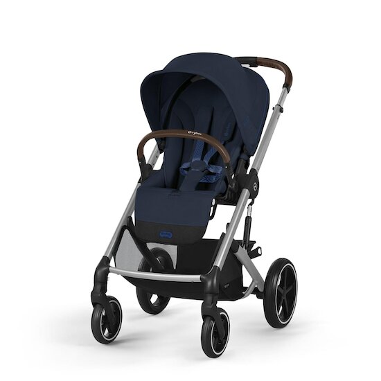 Cybex Poussette Tout-Terrain Balios S Lux Châssis Silver/Siège Ocean Blue 