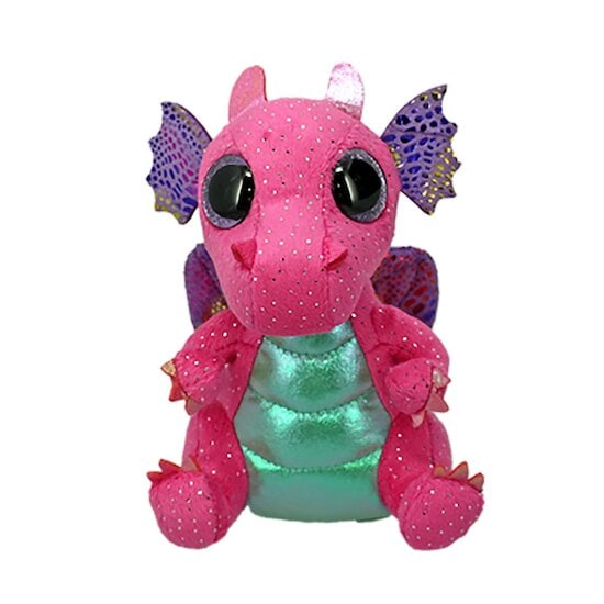 TY Peluche beanie boo's small Spitfire dragon Rose 