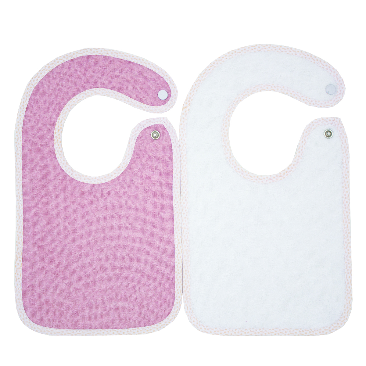 LOT DE 2 BAVOIRS NAISSANCE ROSE BabyCalin