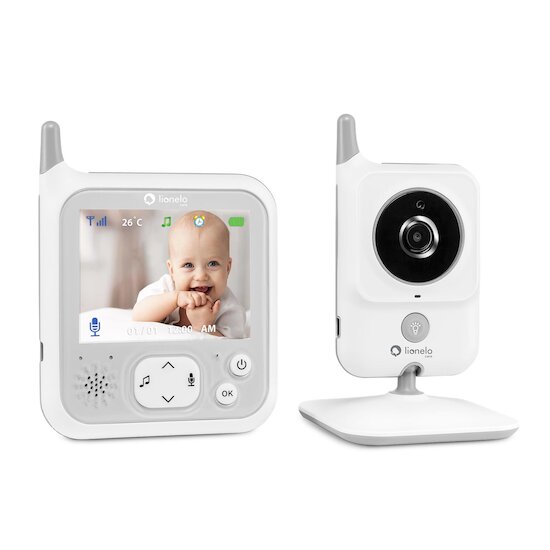 Lionelo Babyphone vidéo Babyline 7.1 White  