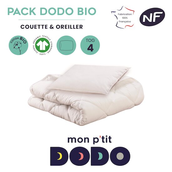 Dodo - Lot De 2 Protège Oreillers 50x70 Cm à Prix Carrefour