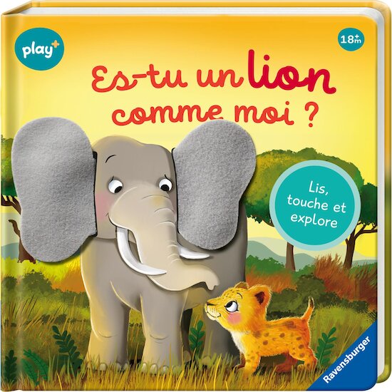 Play+ Livre Es-tu un lion comme moi ? Multicolore 