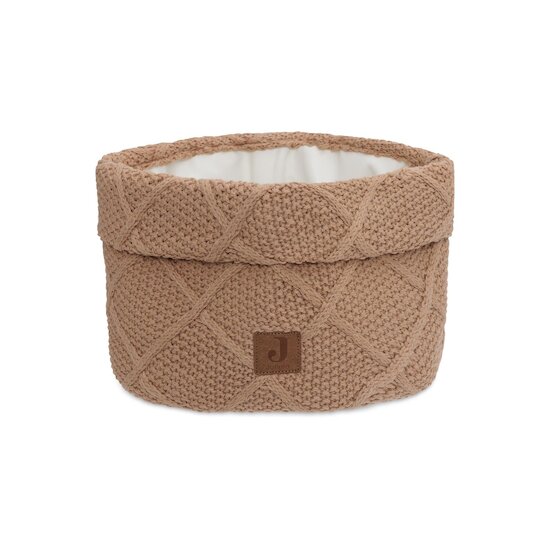 Jollein Panier de rangement Check Knit Biscuit 