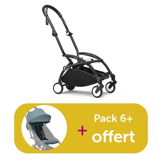 Stokke Chassis YOYO³ Noir acheté = Pack 6+ coloris Aqua offert  