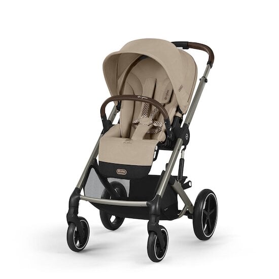 Cybex Poussette Tout-Terrain Balios S Lux Châssis Taupe/Siège Almond Beige 