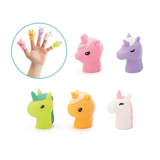 Ludi Pupets a doigts licorne Multicolore 