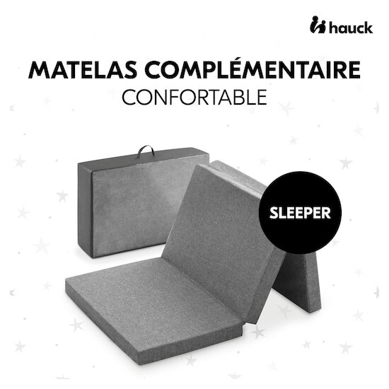 Hauck Matelas Nomade Pour Lit Parapluie Sleeper Grey 0-36 mois Hauck Matelas Nomade Pour Lit Parapluie Sleeper Grey 0-36 mois