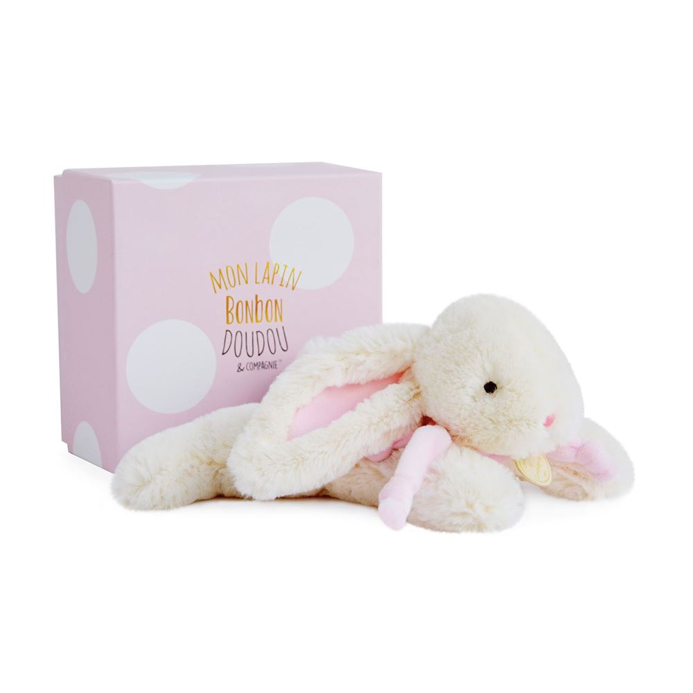 doudou et compagnie lapin rose