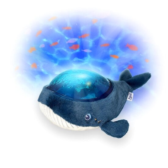 Pabobo Veilleuse projecteur Aqua Dream Baleine Bleu canard 