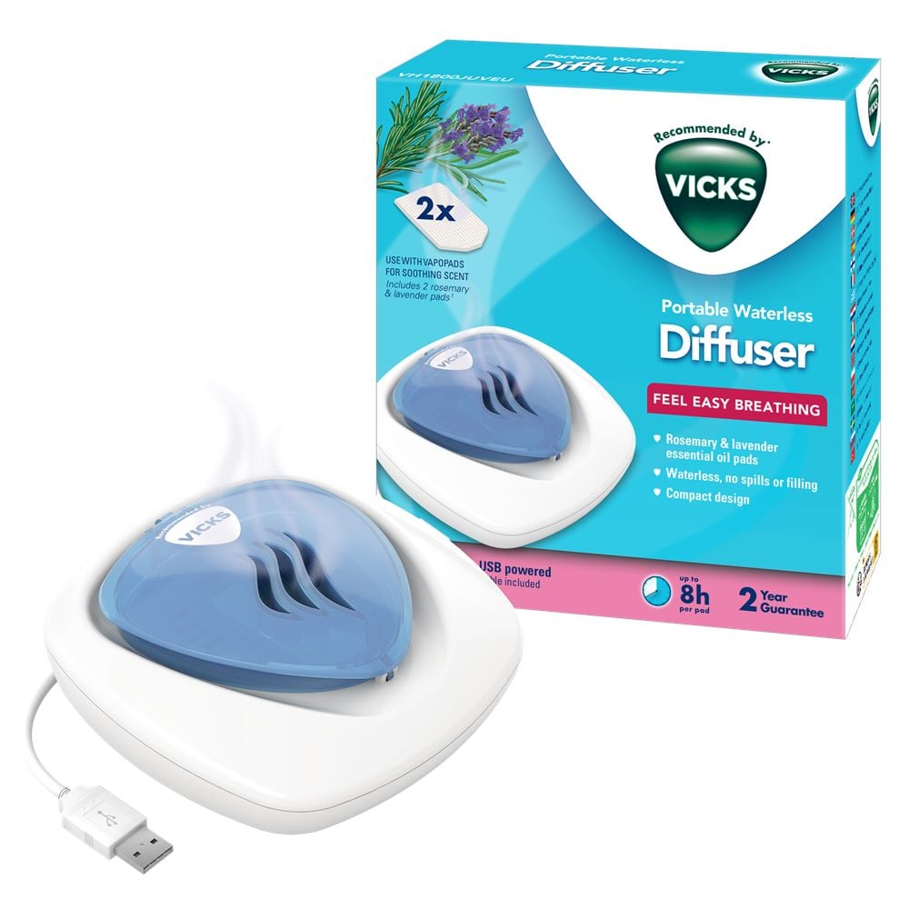 Diffuseur portable sans eau Vicks BLEU Vicks