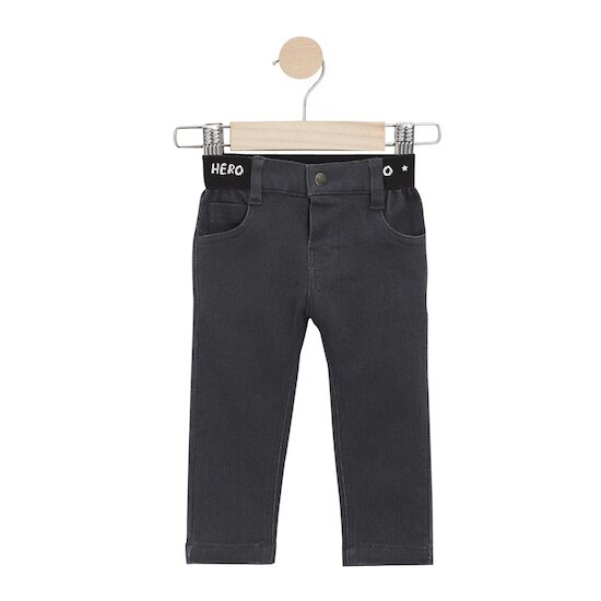 Marèse Pantalon en molleton Pop Mood Grey Anthracite Denim 6 mois