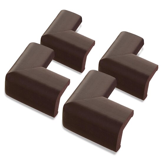 Dreambaby Protège-coin en mousse 4 pcs Marron 