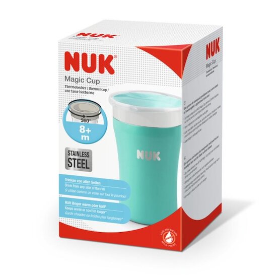 Nuk Tasse Magic Cup Inox vert 