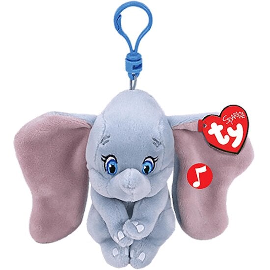 TY Peluche dumbo clip dumbo Bleu 