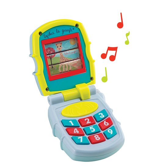 Téléphone jouet pour bébé avec son musical, jouets de sommeil pour