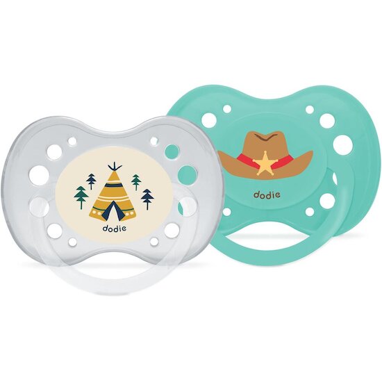 DODIE SUCETTE PHYSIOLOGIQUE P51 +18 Mois Silicone - 2 Pacifiers