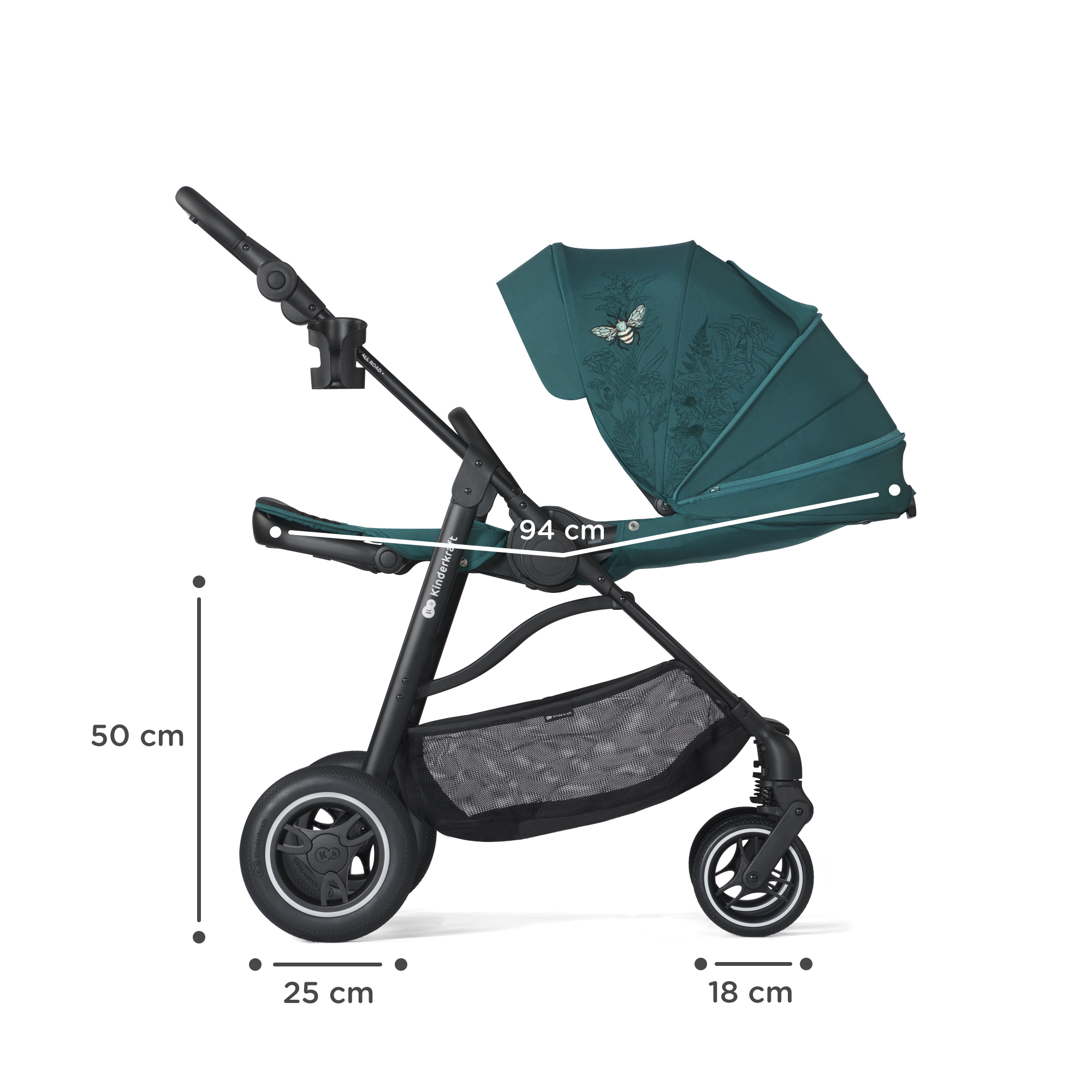 Kinderkraft Poussette All Road Bird Pattern