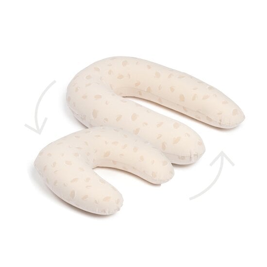 Doomoo Coussin twisty 2en1 Beige rosé 