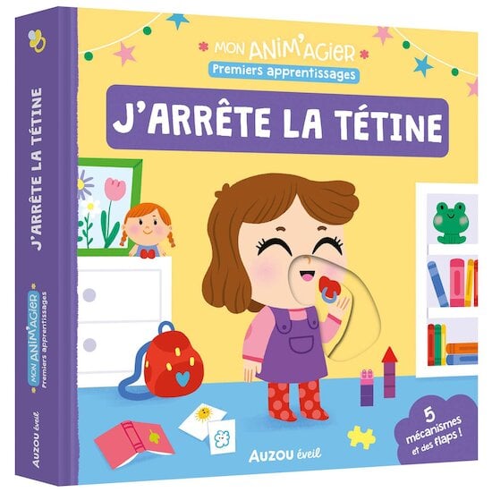 Auzou Livre Premiers apprentissages - j'arrête la tétine Multicolore 