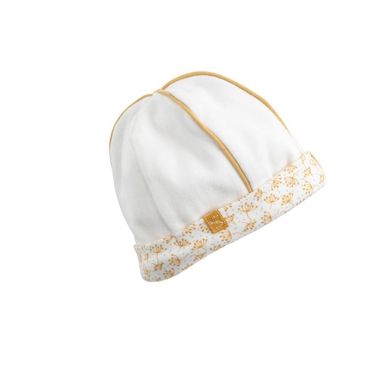 Moufles naissance & bonnet coton bio-Coffret modèle plume