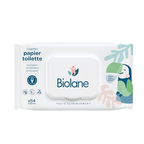 Biolane Lingettes papier toilette Multicolore 