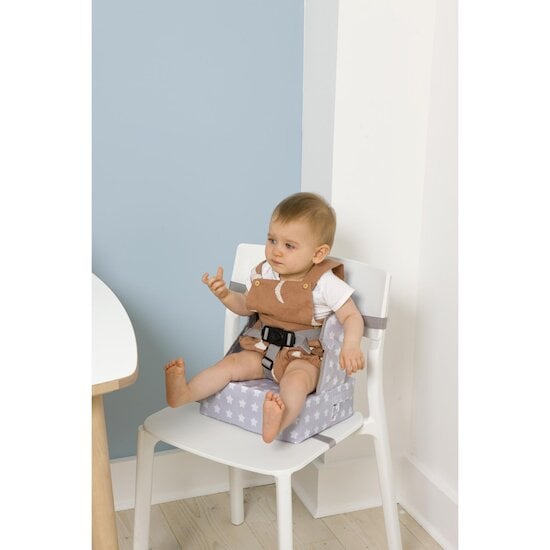 BabyToLove Rehausseur de chaise Easy Up White Stars 