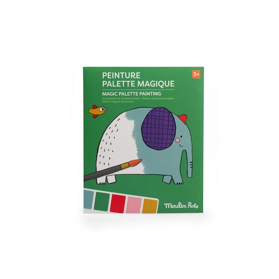 Moulin Roty Peinture palette magique Les Toupitis Multicolore 