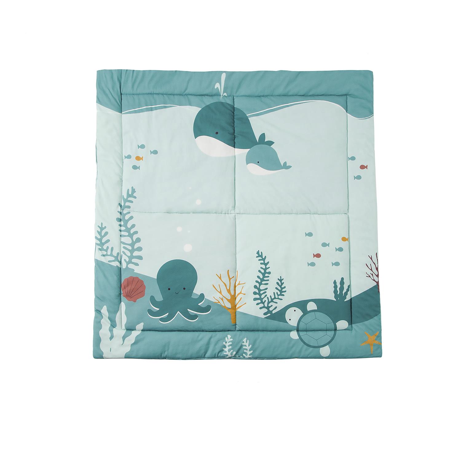 LITTLE BIG FRIENDS - Tapis de sol réversible Océan BLEU Little big friends