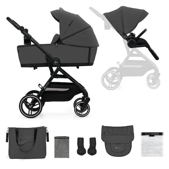 Kinderkraft Poussette 2en1 Yoxi Moonlight Grey 