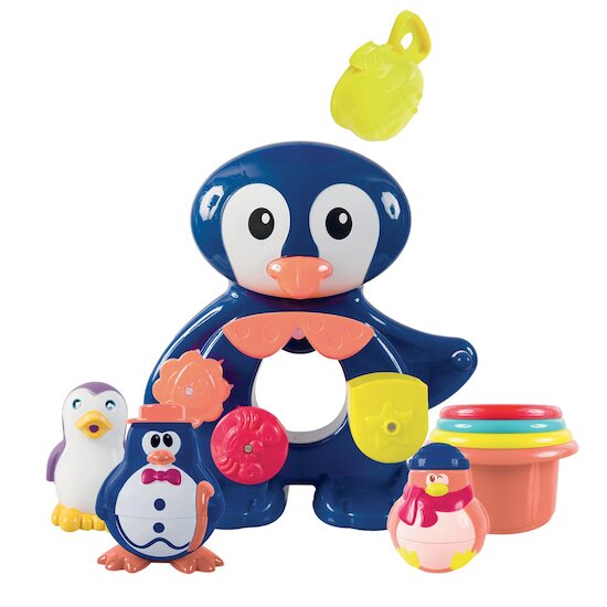 Ludi Coffret jouets de bain Pingouin Multicolore 