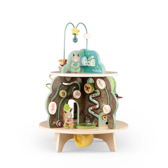 Moulin Roty Jardin multi-activités Trois petits lapins Multicolore 