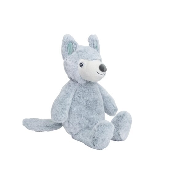 Trois Kilos Sept Peluche musicale Loup Gris Chiné   