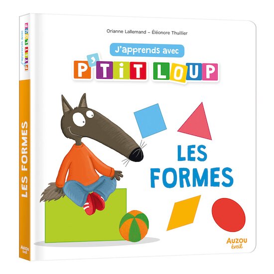 Auzou J'apprends avec P'tit Loup - Les formes  Multicolore 