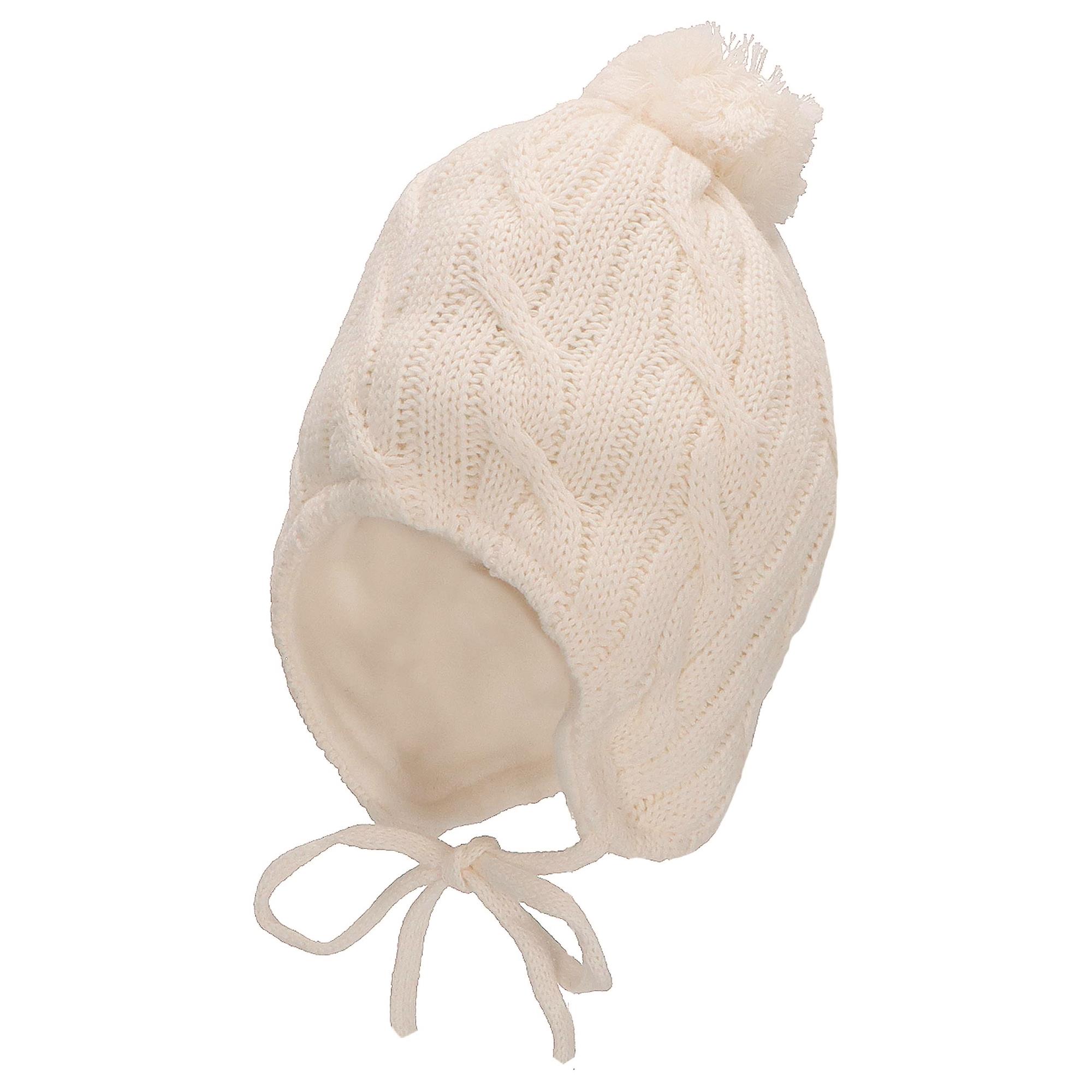 Bonnet tricot BEIGE Sterntaler