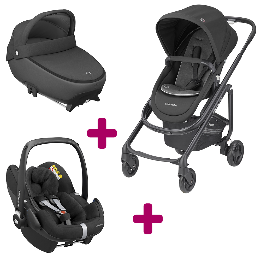 Poussette Lila Sp Essential Black Cosi Pebble Pro I Size Essential Black Nacelle Jade Essential Black Bebe Confort De Bebe Confort