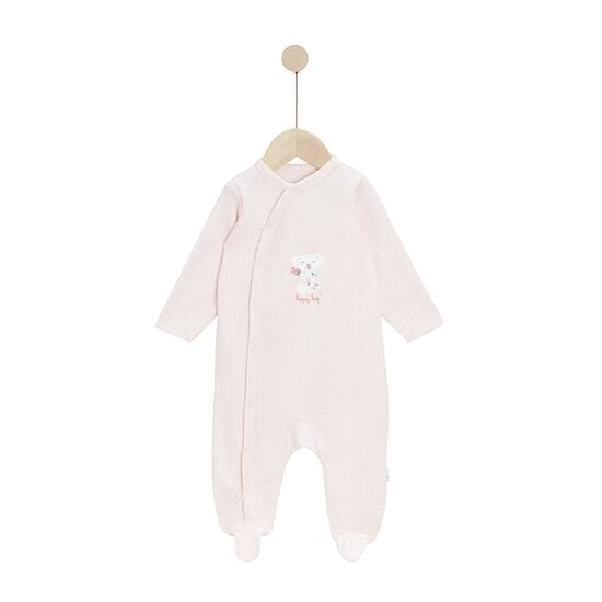 P’tit bisou Pyjama MES Rose Pearly Naissance