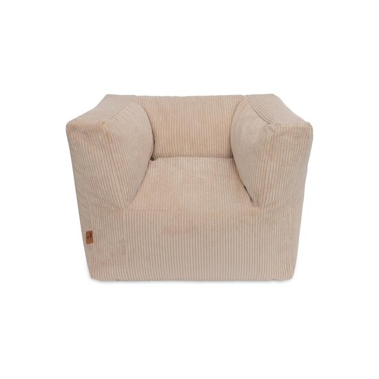 Jollein Fauteuil Pouf Enfant Corduroy Natural 