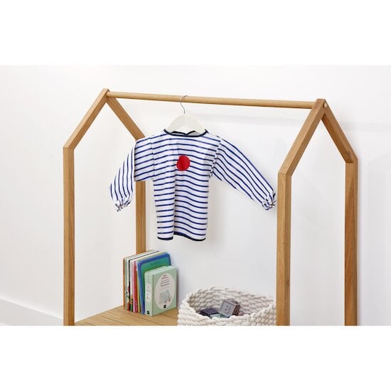 BabyToLove Bavoir avec manches Blue Stripes 