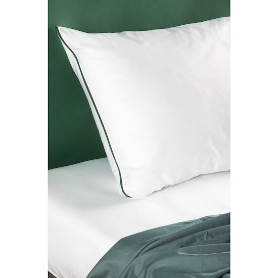 Kadolis Oreiller hawi chanvre tencel coton bio Blanc 40x60 cm