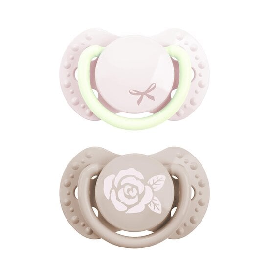 Difrax Sucette dynamique Nouveau né Babyshower Rose Naissance