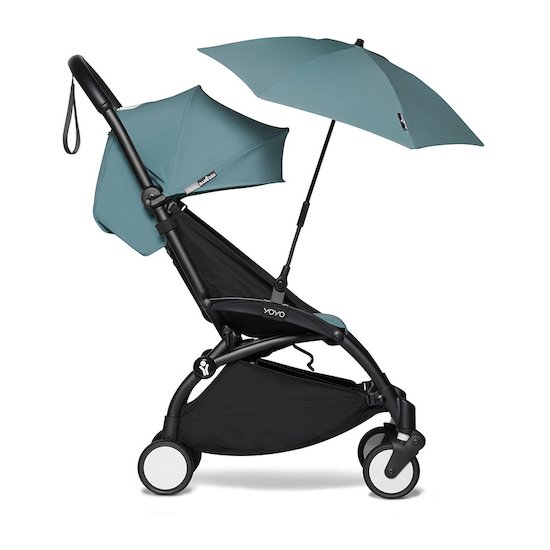 Parapluie Poussette Universel Gris Pliable - Ombrelle Flexible avec  Protection Anti UV - Parasol Bébé Confort Réglable Refermable Extérieur  Plage