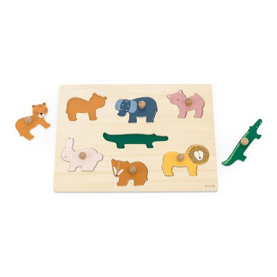 Trixie Puzzle animal en bois Multicolore 