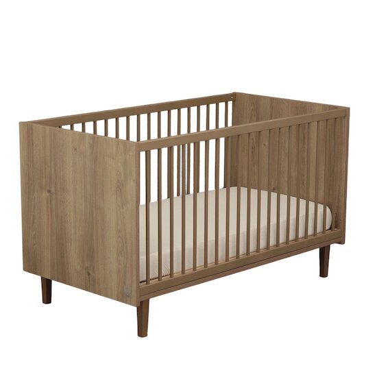 Sauthon Lit little big bed Chêne Mokka /Chêne Foncé/Chêne Strié Mokka 70x140 cm