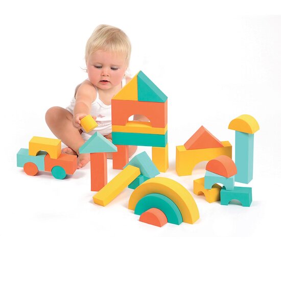 Ludi Blocs de construction en mousse Multiolore 