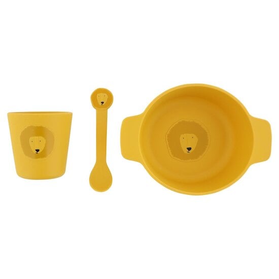 Trixie Set repas en silicone Mr. Lion 