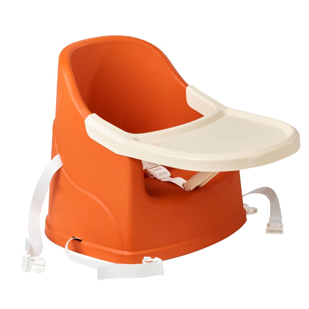 Thermobaby - Rehausseur de chaise Youpla avec tablette ORANGE Thermobaby