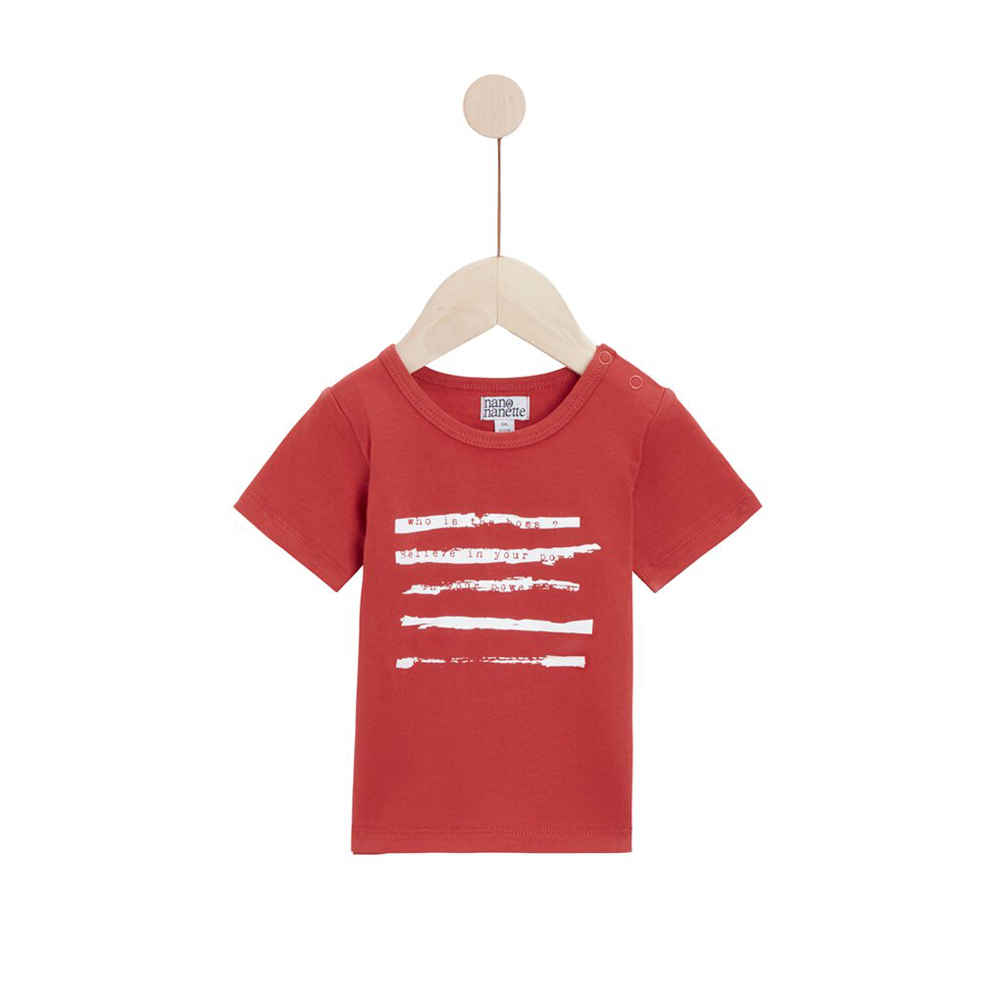 Nano et Nanette - T-shirt manches courtes Tropicool ROUGE Nano et Nanette