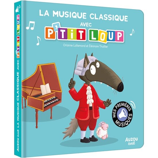 Auzou La musique classique avec P'tit Loup Multicolore 